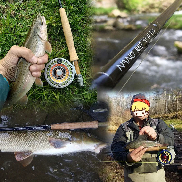 Popular sage fly rod for fishing with carbon fiber blank (B02)